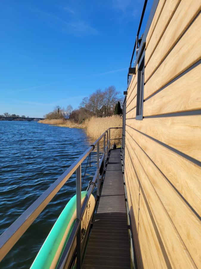 ホテル Hausboote Unteres Odertal Hausboot Kranich シュヴェット エクステリア 写真